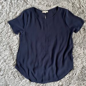 Chiffon Short Sleeve Shirt